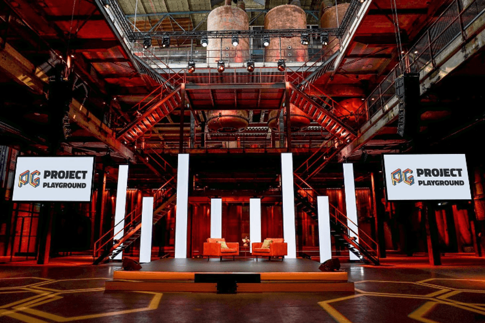 Setting voor Project Playground in SugarCity events