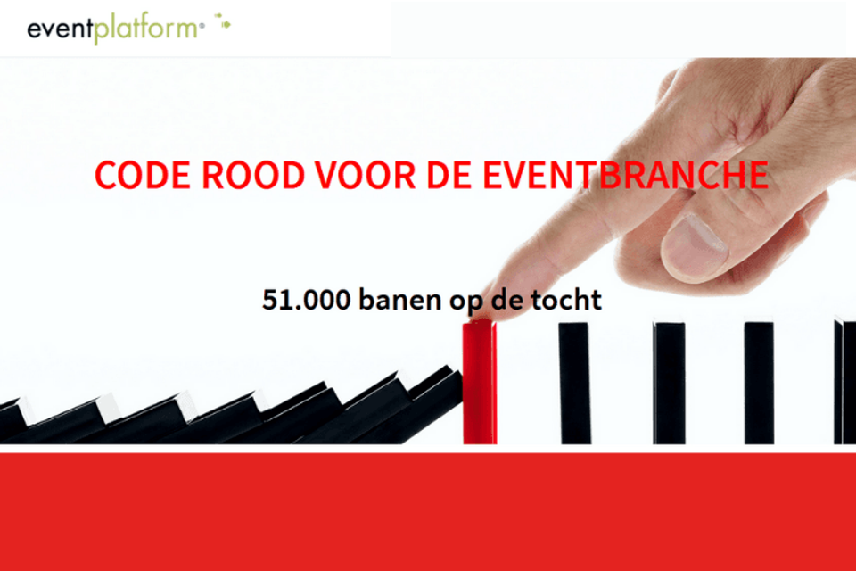 Code rood voor de eventbranche