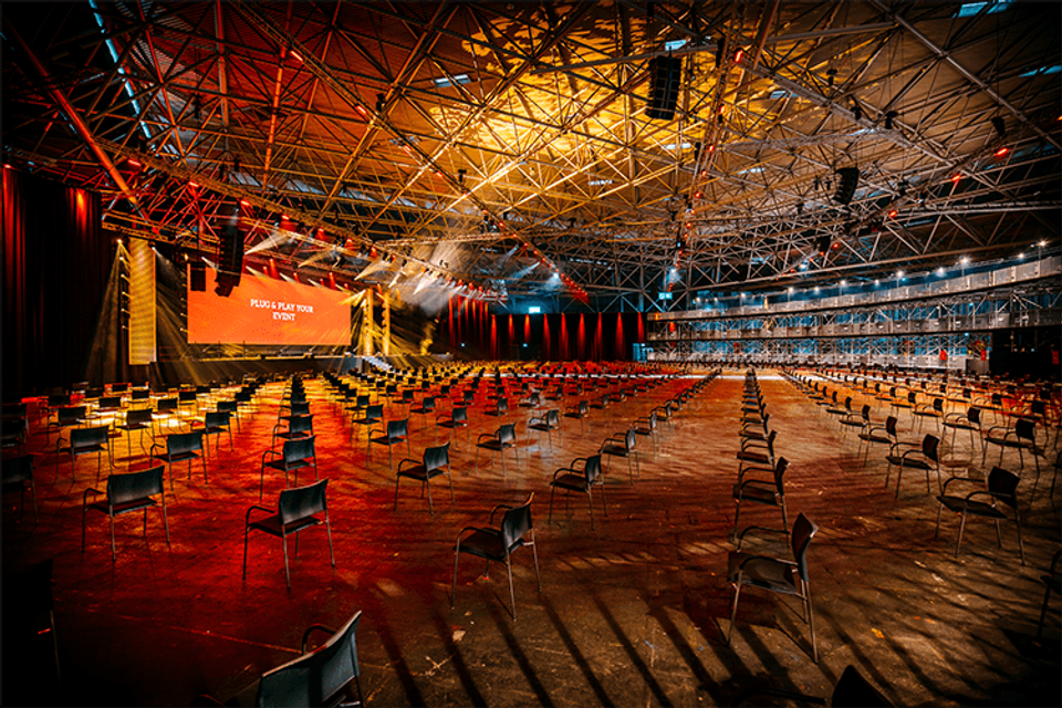 RAI Amsterdam - Hoofdzaal coronaproof evenementenconcept