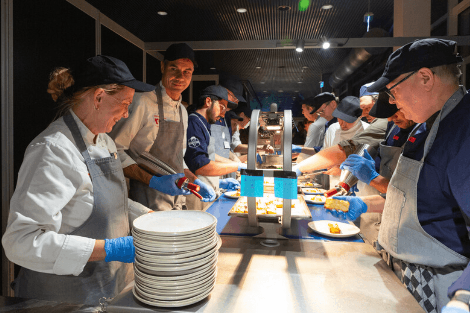 RAI keuken tijdens DNA gala