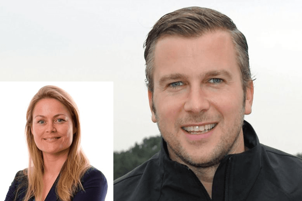 Rachelle van der Linden en Winston Gerschtanowitz in RvC Jaarbeurs