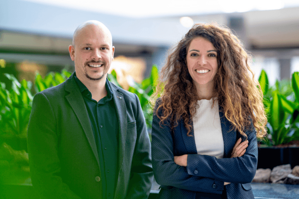 Roy Jeunen en Marije Bouwman