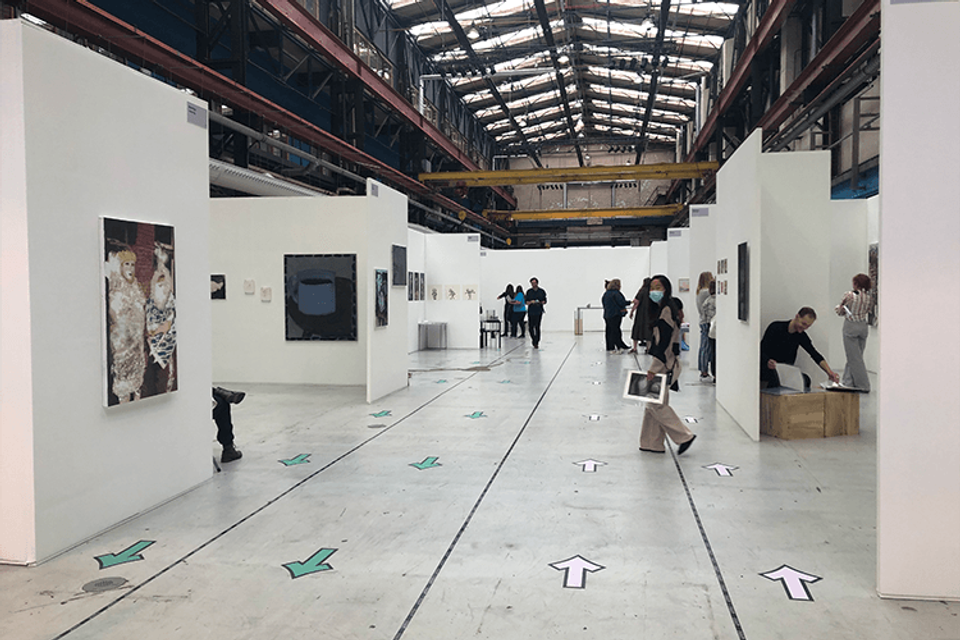 Smart Distance Lab Art Fair in de Kromhouthal