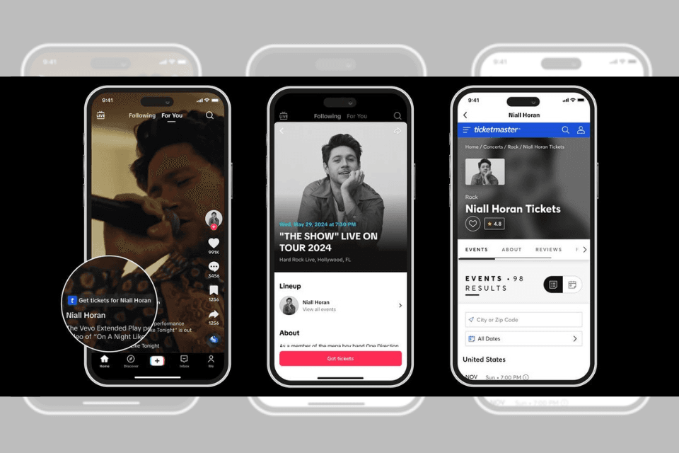 Ticketmaster op TikTok