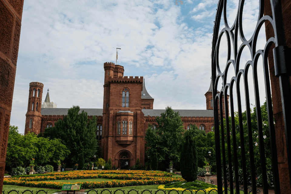 Smithsonian Castle by Sara Cottle