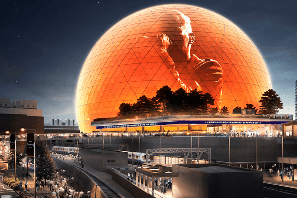 Sphere Londen visual