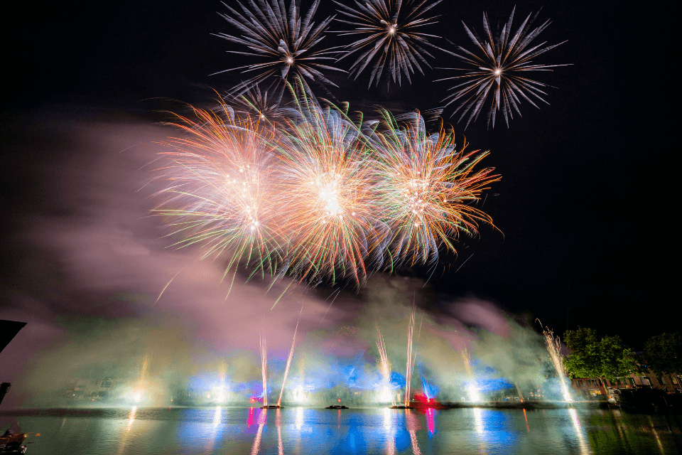 Stadsvuurwerk in Tilburg door Caffero