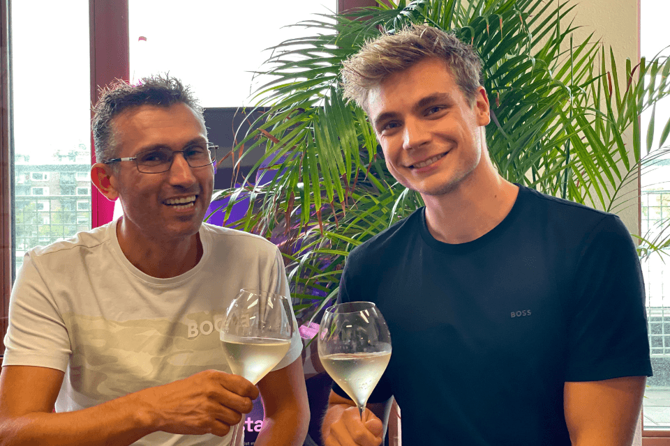 Stagent-oprichter Mischa Sigtermans (rechts)