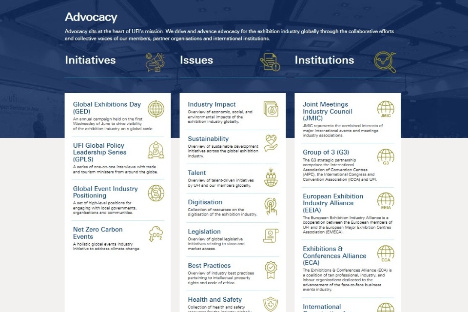 UFI Advocacy Portal