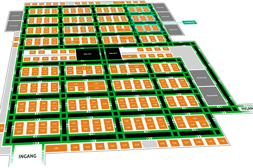 Plattegrond Vakbeurs Openbare Ruimte Stay & Go