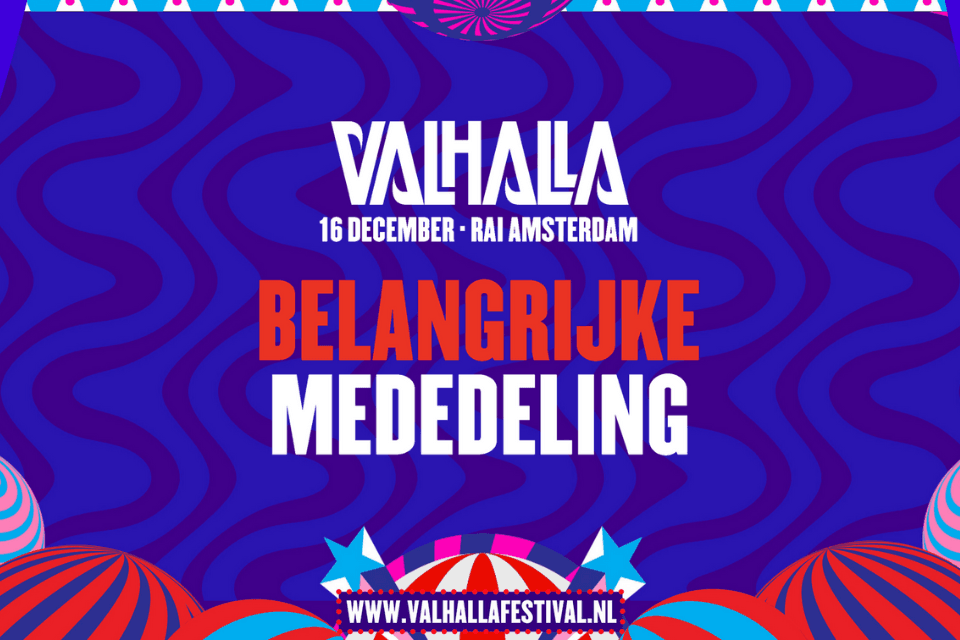 Website mededeling annulering Valhalla Festival 2023