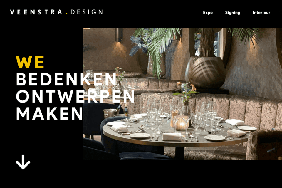 Homepage Veenstra Design