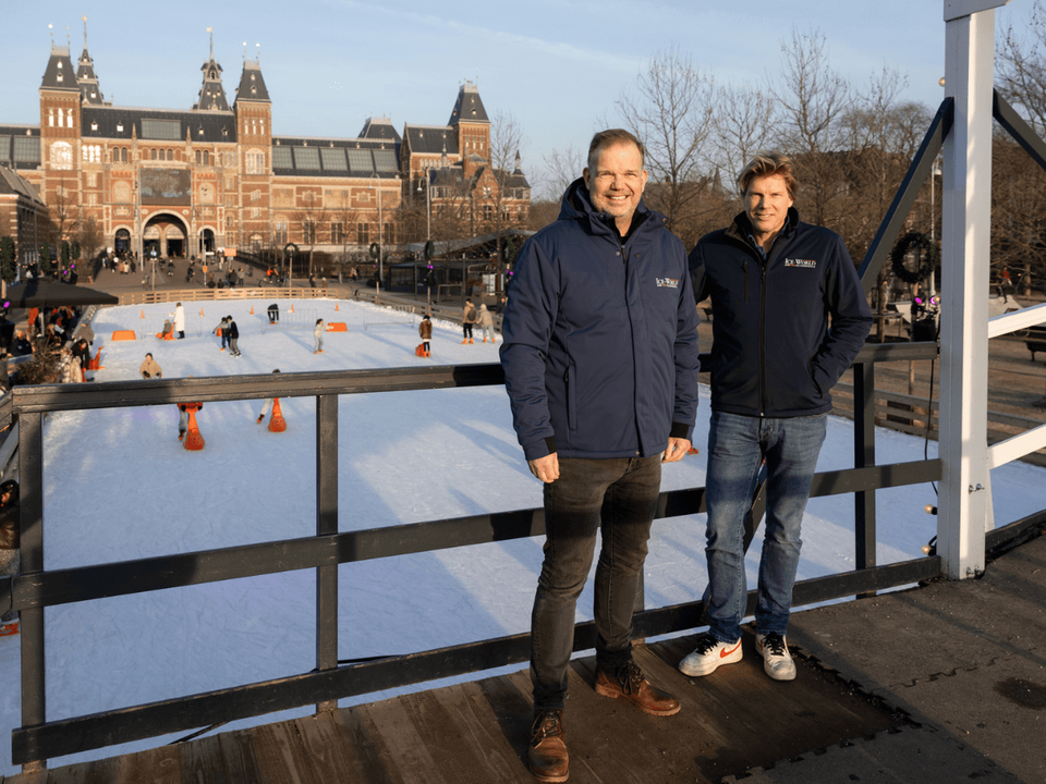 Wilbert Lek en Steven Bottema van Ice-World