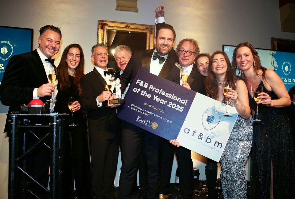 Yaron Jansen winnaar F&B Professional of the Year Award 2025